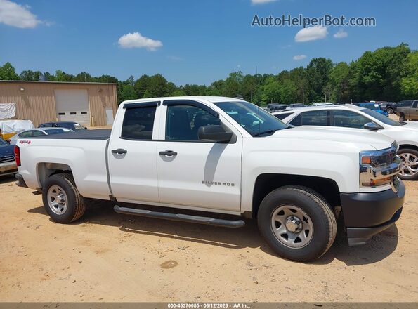 1GCVKNEHXGZ385648 2016 CHEVROLET SILVERADO White Widok wnętrza z tyłu