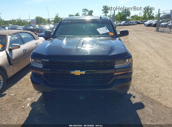1GCVKPEC1GZ374876 2016 CHEVROLET SILVERADO Black Vista del cuadro de instrumentos