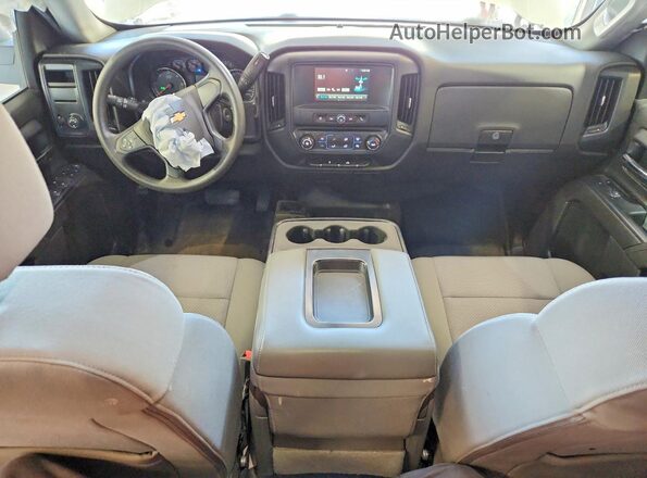 1GCVKPEC2JZ355759 2018 CHEVROLET SILVERADO White Вид панелі приладів