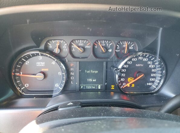 1GCVKPEC2JZ378491 2018 CHEVROLET SILVERADO Black ხელსაწყოთა პანელის ხედი