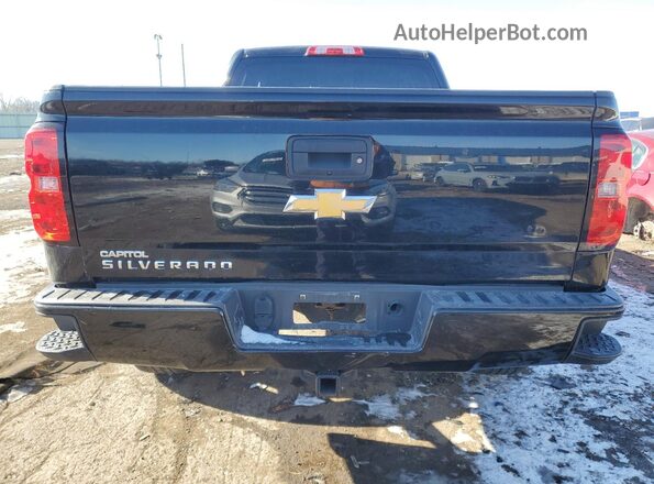 1GCVKPEC2JZ378491 2018 CHEVROLET SILVERADO Black უკანა ხედი