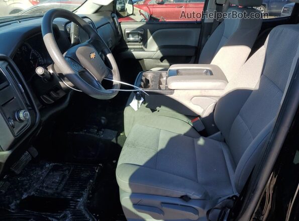 1GCVKPEC2JZ378491 2018 CHEVROLET SILVERADO Black წინა სალონის ხედი