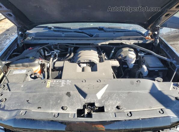 1GCVKPEC2JZ378491 2018 CHEVROLET SILVERADO Black უკანა სალონის ხედი