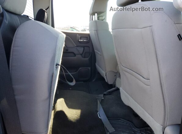 1GCVKPEC2JZ378491 2018 CHEVROLET SILVERADO Black უკანა სავარძლების ხედი