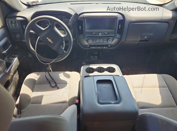1GCVKPEC3HZ401240 2017 CHEVROLET SILVERADO White Dashboard view