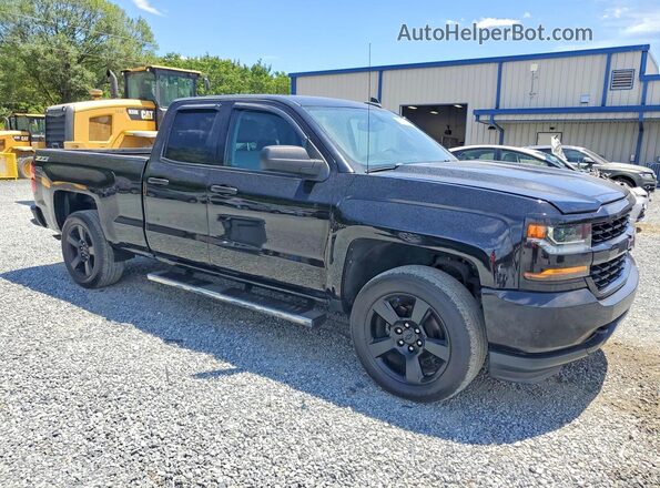 1GCVKPEC4HZ148199 2017 CHEVROLET SILVERADO Черный Передняя правая четверть