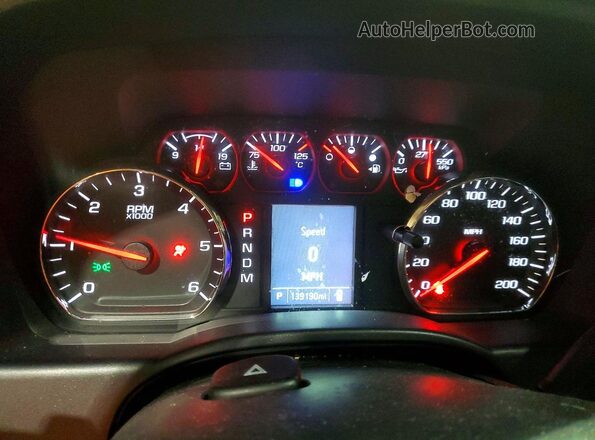 1GCVKPEC7GZ330753 2016 CHEVROLET SILVERADO Black ხელსაწყოთა პანელის ხედი