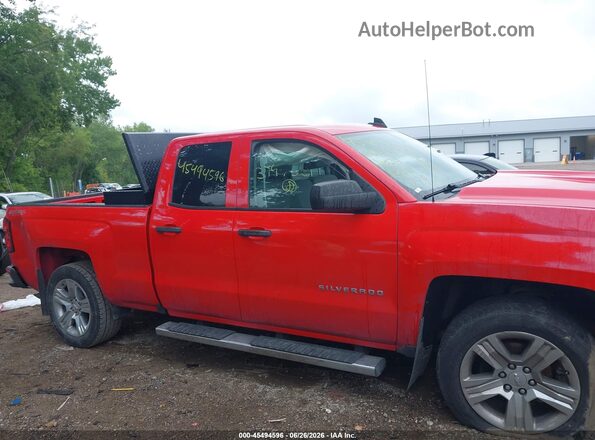 1GCVKPEH1GZ379930 2016 CHEVROLET SILVERADO Red Vista interior trasera