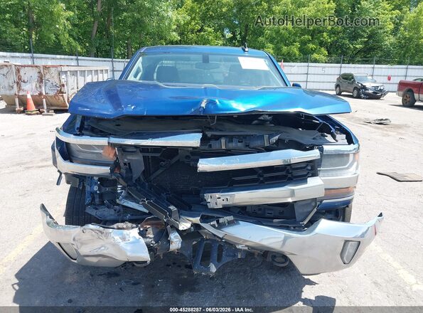 1GCVKREC0GZ129840 2016 CHEVROLET SILVERADO Blue Սալոնի հետևի տեսք