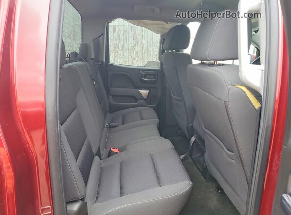 1GCVKREC0HZ111839 2017 CHEVROLET SILVERADO Maroon Widok tylnych siedzeń