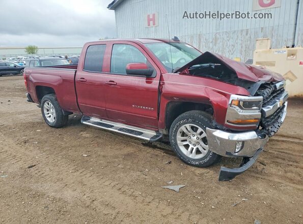 1GCVKREC0HZ111839 2017 CHEVROLET SILVERADO Maroon Przód prawy