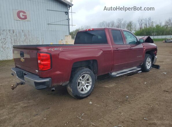 1GCVKREC0HZ111839 2017 CHEVROLET SILVERADO Maroon Tył prawy
