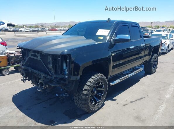 1GCVKREC0HZ139432 2017 CHEVROLET SILVERADO Black Առջևի ձախ երեք քառորդ տեսարան