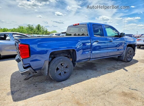 1GCVKREC0HZ213982 2017 CHEVROLET SILVERADO Blue Задня права чверть