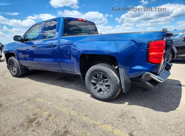 1GCVKREC0HZ213982 2017 CHEVROLET SILVERADO Blue Задня ліва чверть