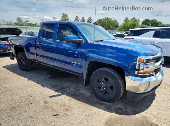 1GCVKREC0HZ213982 2017 CHEVROLET SILVERADO Blue Передня права чверть