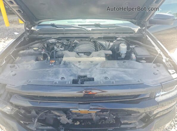 1GCVKREC1GZ127451 2016 CHEVROLET SILVERADO Black Вид задніх сидінь