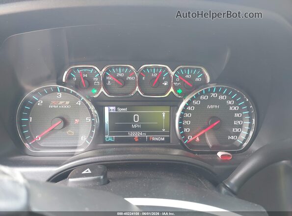 1GCVKREC1GZ165312 2016 CHEVROLET SILVERADO White Widok tylnych siedzeń