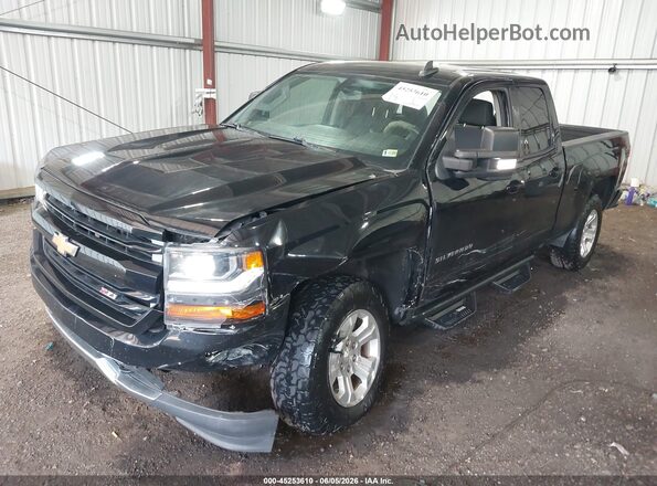 1GCVKREC1HZ198506 2017 CHEVROLET SILVERADO Black Przód lewy
