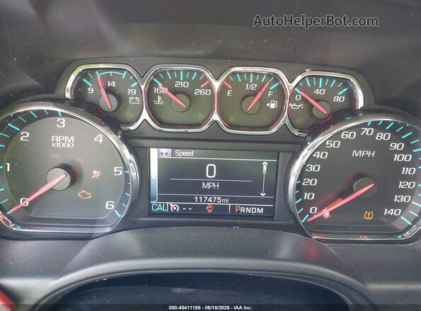 1GCVKREC2GZ262244 2016 CHEVROLET SILVERADO Red Вид задніх сидінь
