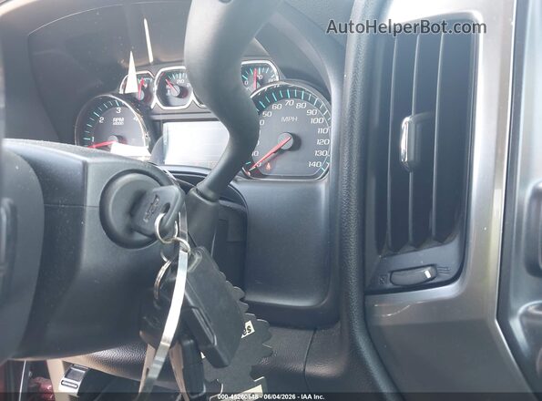 1GCVKREC2GZ353787 2016 CHEVROLET SILVERADO Maroon Dashboard view
