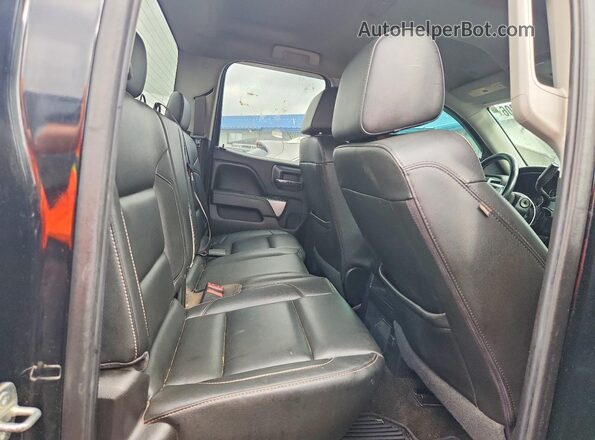 1GCVKREC2GZ405502 2016 CHEVROLET SILVERADO Black უკანა სავარძლების ხედი