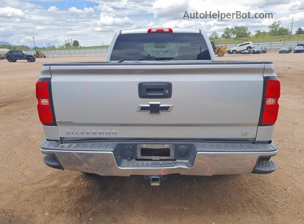 1GCVKREC2HZ259524 2017 CHEVROLET SILVERADO Silver უკანა ხედი