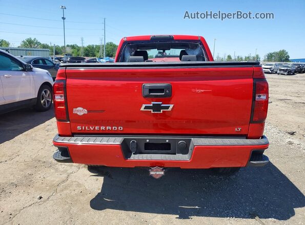 1GCVKREC2JZ304029 2018 CHEVROLET SILVERADO Red უკანა ხედი