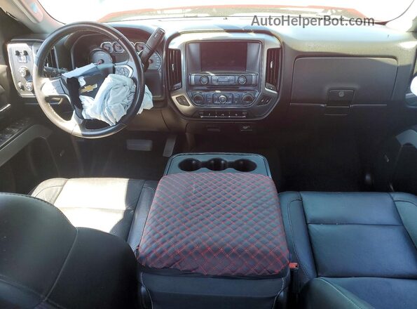 1GCVKREC2JZ304029 2018 CHEVROLET SILVERADO Red წინა პანელის ხედი