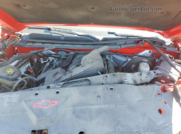 1GCVKREC2JZ304029 2018 CHEVROLET SILVERADO Red უკანა სალონის ხედი