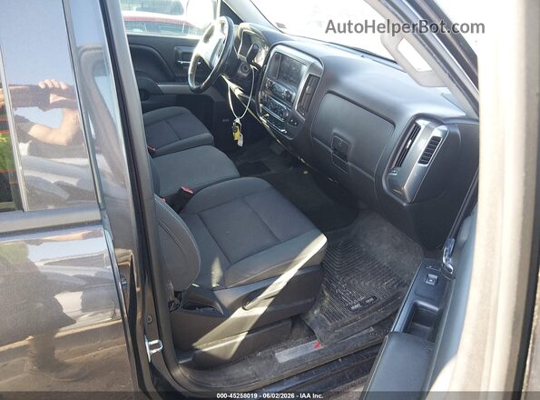 1GCVKREC3GZ249020 2016 CHEVROLET SILVERADO Black Widok wnętrza z przodu