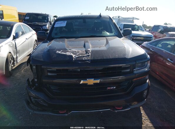 1GCVKREC3GZ249020 2016 CHEVROLET SILVERADO Black Widok zestawu wskaźników