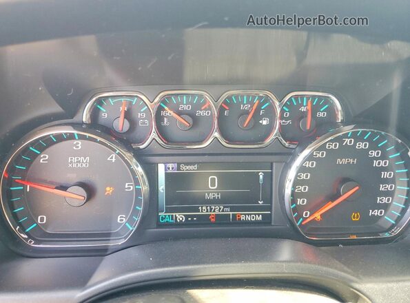 1GCVKREC3GZ255223 2016 CHEVROLET SILVERADO White ხელსაწყოთა პანელის ხედი