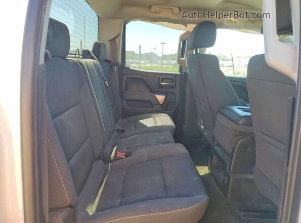 1GCVKREC3GZ255223 2016 CHEVROLET SILVERADO White უკანა სავარძლების ხედი