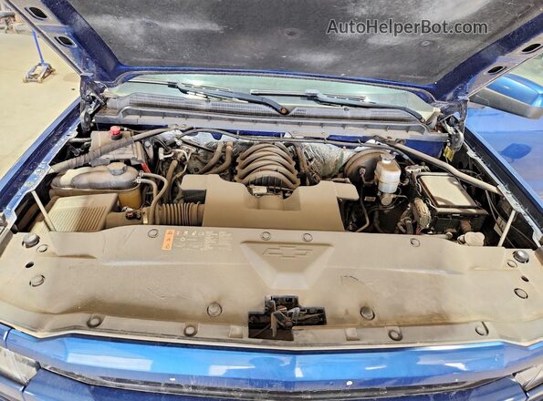 1GCVKREC3HZ153048 2017 CHEVROLET SILVERADO Blue Սալոնի հետևի տեսք