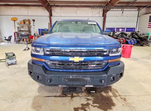 1GCVKREC3HZ153048 2017 CHEVROLET SILVERADO Blue Դիմացի տեսք