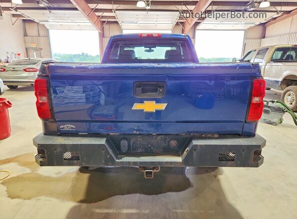 1GCVKREC3HZ153048 2017 CHEVROLET SILVERADO Blue Հետևի տեսք