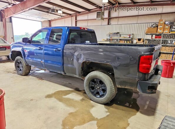 1GCVKREC3HZ153048 2017 CHEVROLET SILVERADO Blue Հետևի ձախ