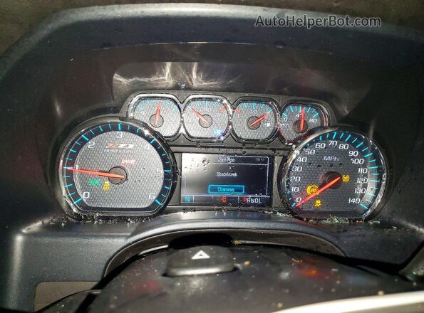 1GCVKREC3JZ222326 2018 CHEVROLET SILVERADO Burgundy ხელსაწყოთა პანელის ხედი