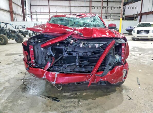 1GCVKREC3JZ222326 2018 CHEVROLET SILVERADO Burgundy წინა ხედი