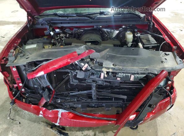 1GCVKREC3JZ222326 2018 CHEVROLET SILVERADO Burgundy უკანა სალონის ხედი