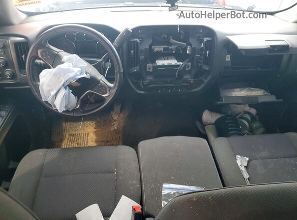 1GCVKREC3JZ229812 2018 CHEVROLET SILVERADO Белый Вид панели приборов