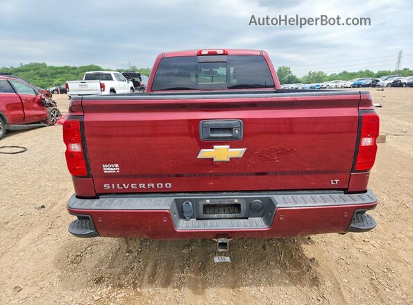1GCVKREC4GZ187529 2016 CHEVROLET SILVERADO Burgundy Vista trasera