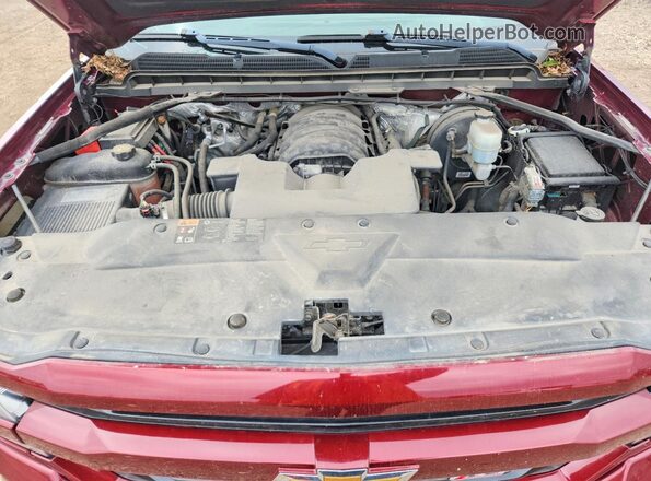 1GCVKREC4GZ187529 2016 CHEVROLET SILVERADO Burgundy Vista interior trasera