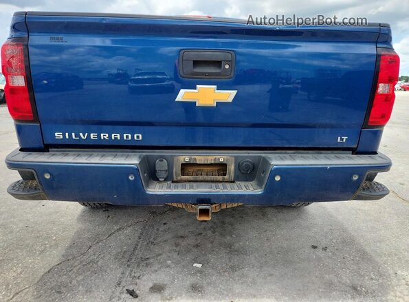 1GCVKREC4GZ410152 2016 CHEVROLET SILVERADO Blue Widok z tyłu