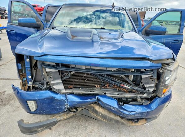1GCVKREC4GZ410152 2016 CHEVROLET SILVERADO Blue Widok wnętrza z tyłu