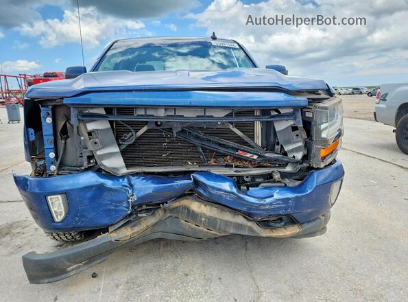 1GCVKREC4GZ410152 2016 CHEVROLET SILVERADO Blue Widok z przodu