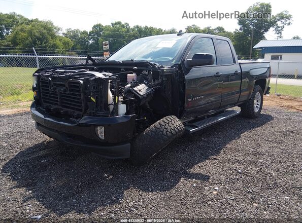 1GCVKREC4HZ204010 2017 CHEVROLET SILVERADO Черный Передняя левая четверть