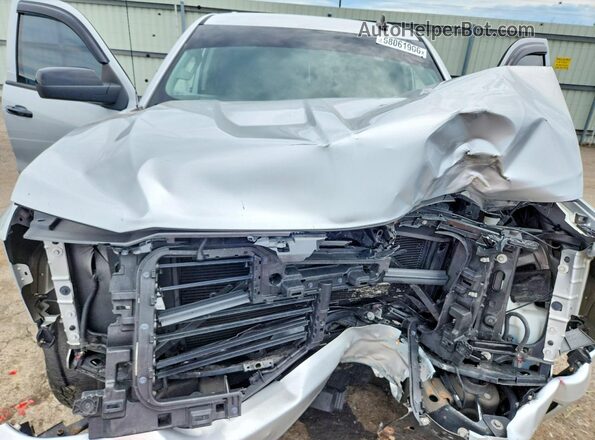 1GCVKREC4HZ307976 2017 CHEVROLET SILVERADO Silver Սալոնի հետևի տեսք