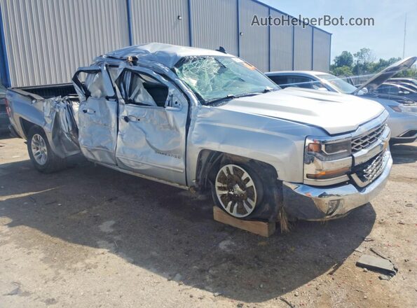 1GCVKREC4JZ351210 2018 CHEVROLET SILVERADO Silver Передня права чверть